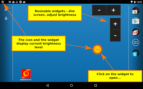 Brightness Control & Dimmer Screenshot