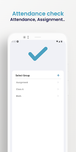 Android application Attendance Tracker screenshort