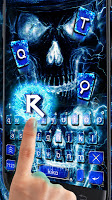 screenshot of Blueskull Keyboard Theme
