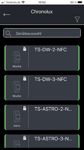 Android application B.E.G. Chronolux screenshort