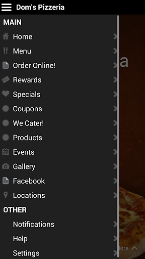 Dom’s Pizzeria  Sports Bar