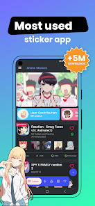 +999K Anime Stickers WASticker v5.0 [Premium]