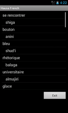 Hausa French Dictionaryのおすすめ画像4