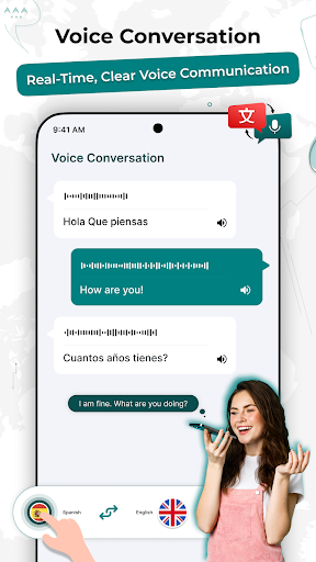 Android application Live Language Translator App screenshort