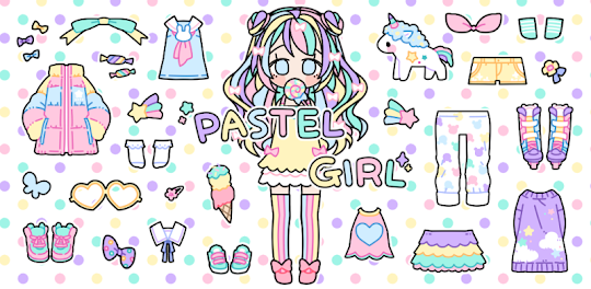 Pastel Girl : Dress Up Game