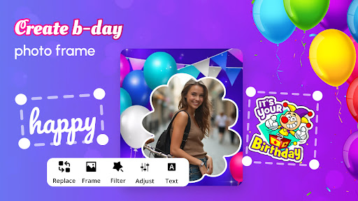 Happy Birthday Photo Frame screenshot 1