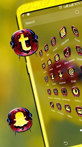 Ladybug Sunflower Theme