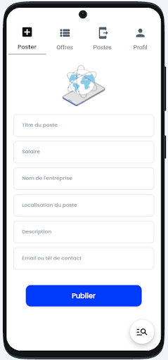 Job-connect Screen 2