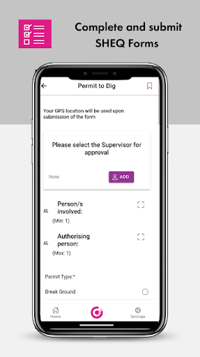 Android application DataScope Site Documents App screenshort
