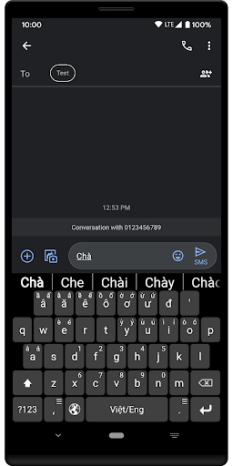 Android application Việt/Eng Keyboard screenshort