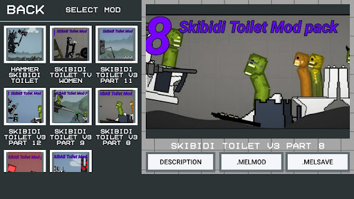 Skibidi Toilet Melon Mod