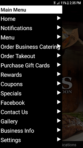 Texas Steakhouse and Saloon Screen 2