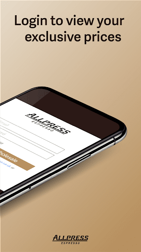 Allpress B2B Order Hub Screen 2