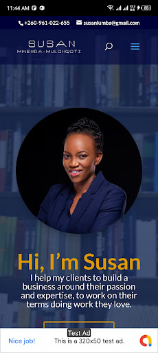 Android application Susan Mwenda-Mulongoti screenshort