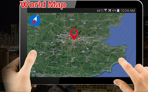 Earth Map Live GPS Satellite & Driving Navigation For PC installation