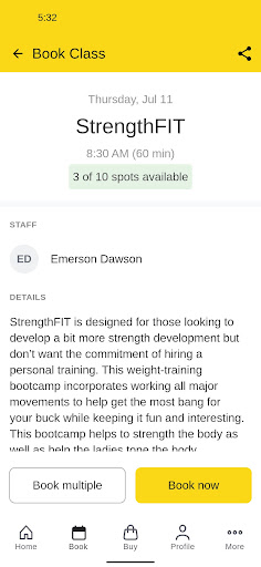 ReformFIT Screen 3