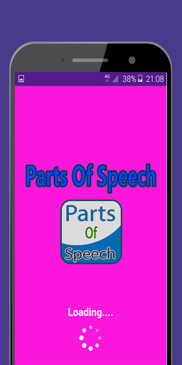 Android application Basic Parts of Speech screenshort