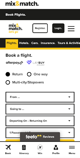 Mix & Match Travel Screen 2