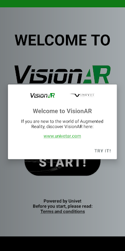 Hello World VisionAR Screen 2