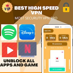 KING VPN for Android APK (Paid) 3