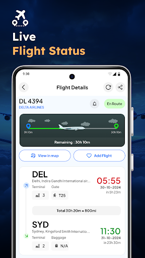 Flight Tracker-LIVE Status Map screenshot 27