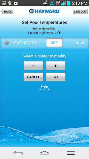 Hayward AquaConnect® Screen 3