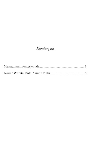 Karier Wanita Pada Zaman Nabi Screen 2