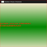 Qubee Afaan Oromoo Sagaleen icon