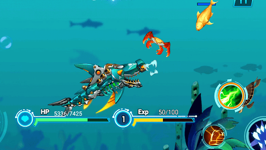 Mecha Shark MOD APK: Sea Monster (High ATK/Unlimited HP) 6