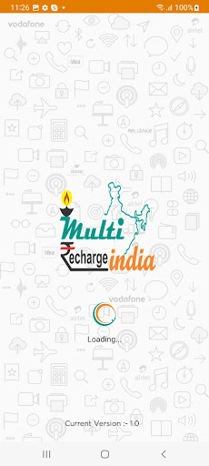 Android application MultiRechargeIndia screenshort