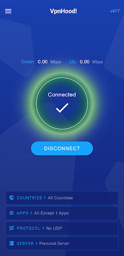 Android application VpnHood! screenshort