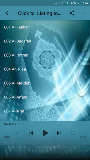 Android application Al-Sudais Full Quran mp3 Offli screenshort