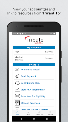 Android application Tribute FlexMBR screenshort