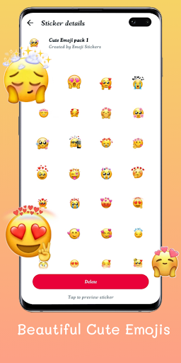 Android application Emoji Stickers - WASticker screenshort