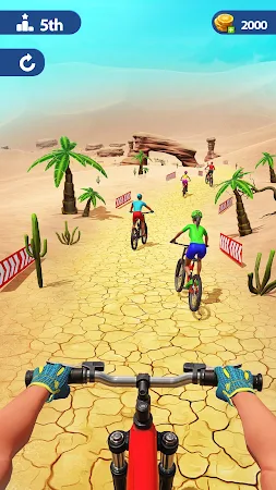 Game screenshot BMXバイクレース：自転車ゲーム hack