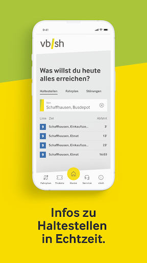 vbsh: Tickets & Fahrplan Screen 3