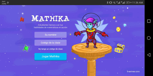 Android application Mathika screenshort