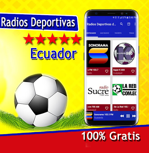 Android application Sports Radios of Ecuador screenshort