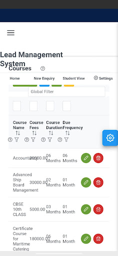 Android application LMS App screenshort