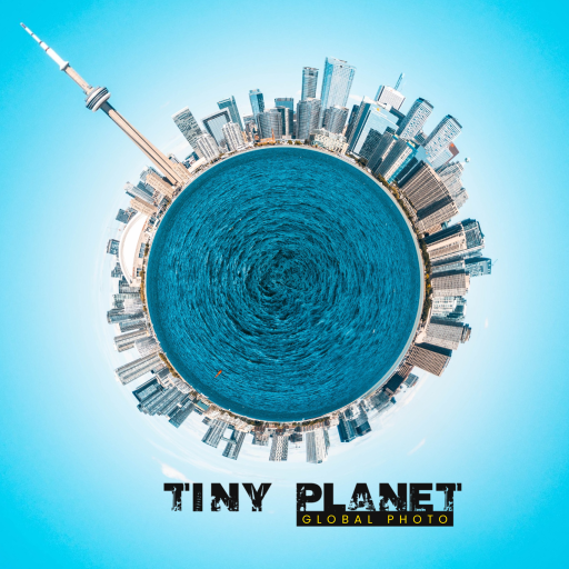 Tiny Planet - Global Photo logo