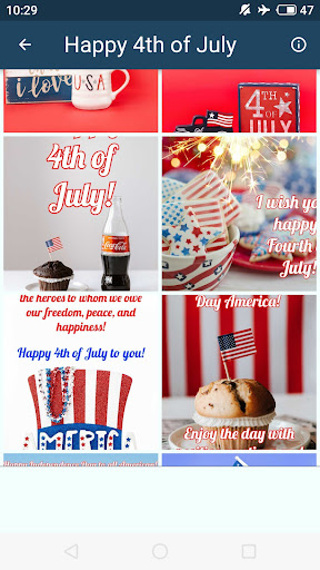 Happy 4th of July Greetings Screen 3
