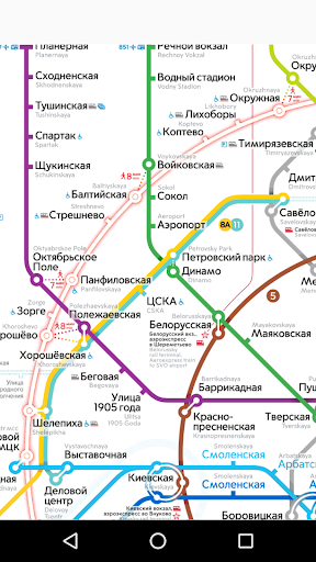 Moscow metro map Screenshot 1 - AppWisp.com