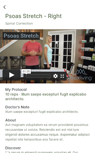 Health Trek Screen 2