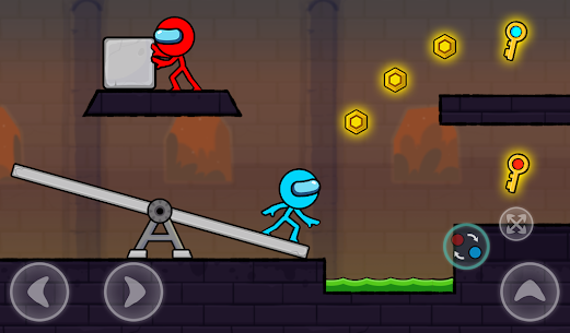 Red and Blue Stickman MOD APK (UNLIMITED GOLD) 10