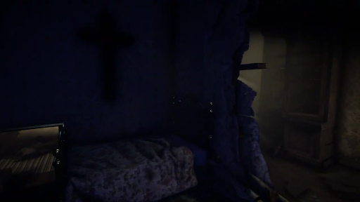 Scary evil nun - broken mask