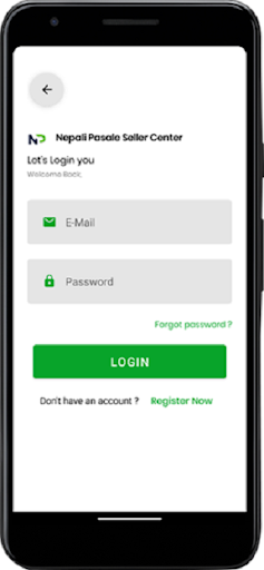 Android application Nepali Pasale Seller Center screenshort