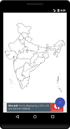 白地図 インドのおすすめ画像1