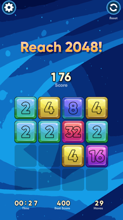 Game screenshot 2048 Number Blocks apk download