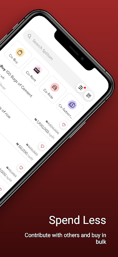 Splitam — Team Up & Split Cost Screen 2