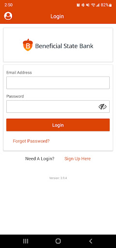 Android application Beneficial State Auto Loan Pay screenshort
